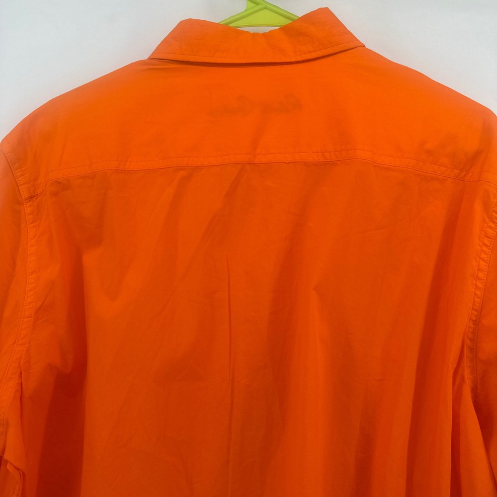 Robert Graham Seaworthy Button Down Shirt Mens XL Orange Classic Fit RS221051CF - Picture 14 of 16